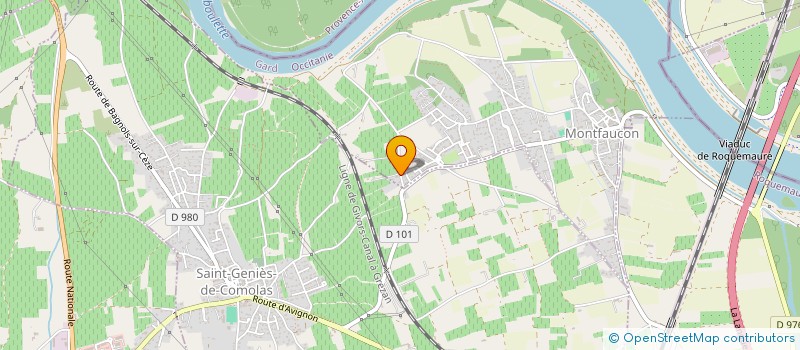 localisation de l'entreprise RENOVATION APPLICATION FACADES  MONTFAUCON