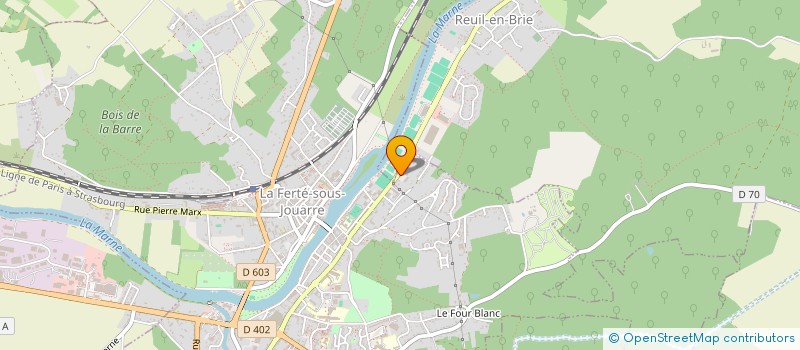 localisation de l'entreprise RENOVATION AU TOP à LA FERTE-SOUS-JOUARRE