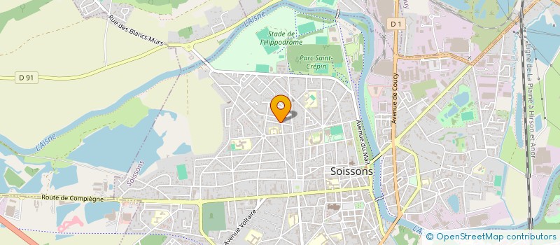 localisation de l'entreprise RENOVATION AXONAISE à SOISSONS
