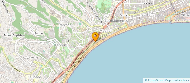 localisation de l'entreprise RENOVATION AZUR SERVICES à NICE