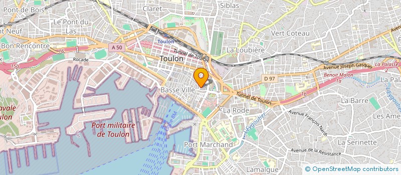 localisation de l'entreprise RENOVATION BATIMENT CONSTRUCTION 83  TOULON