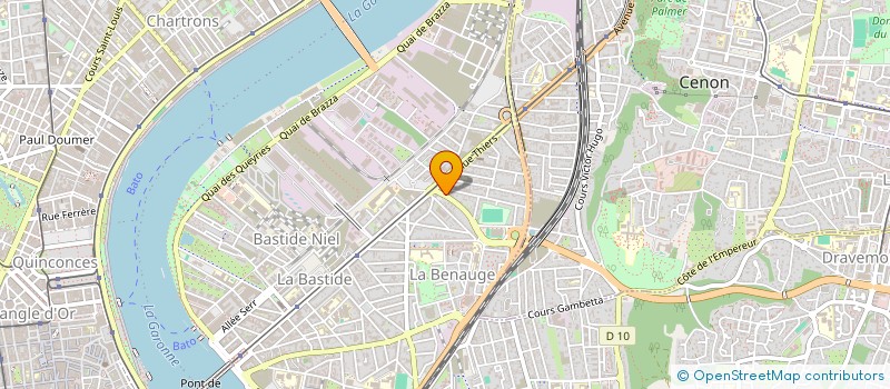 localisation de l'entreprise RENOVATION BATIMENT GENERAL à BORDEAUX