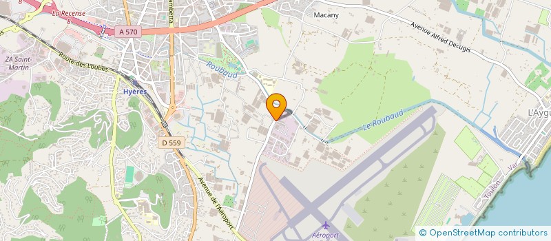 localisation de l'entreprise RENOVATION BATIMENT TRAVAUX PUBLICS à HYERES