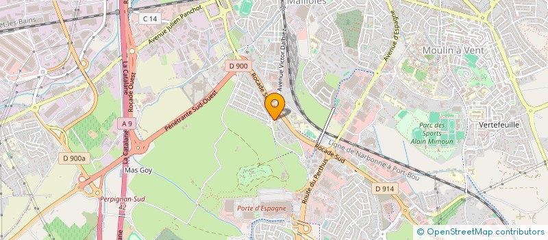 localisation de l'entreprise RENOVATION CATALANE  PERPIGNAN