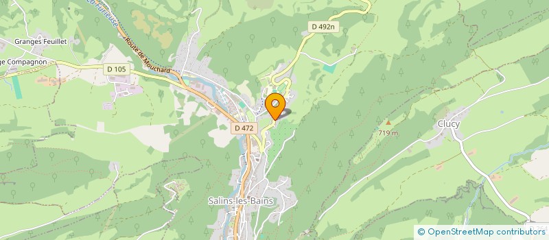 localisation de l'entreprise RENOVATION CIL 2016 à SALINS-LES-BAINS