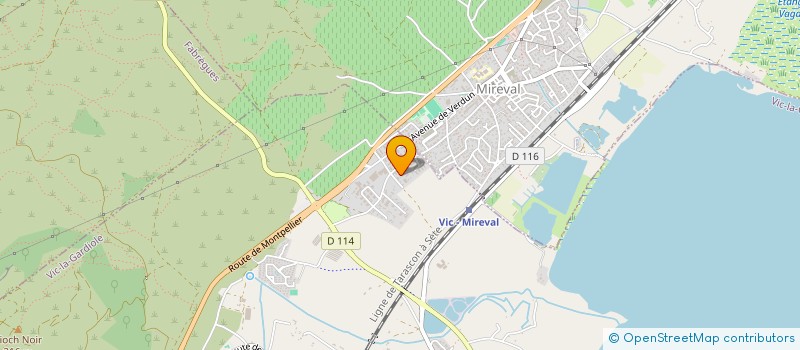 localisation de l'entreprise RENOVATION CONFORT DU LITTORAL  VIC-LA-GARDIOLE