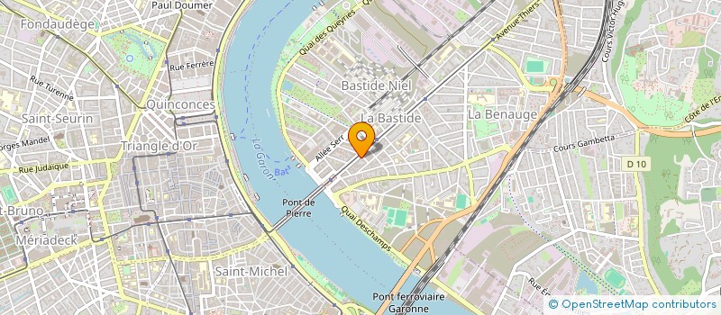 localisation de l'entreprise RENOVATION CONSTRUCTION BATIMENT à BORDEAUX