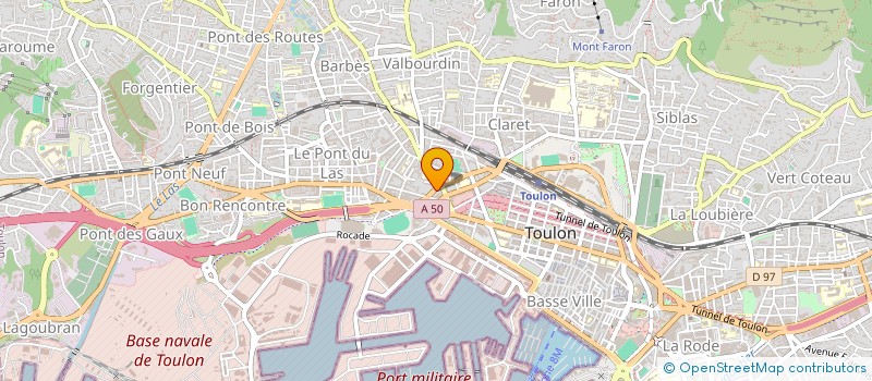 localisation de l'entreprise RENOVATION CONSTRUCTION DAHMANI  TOULON