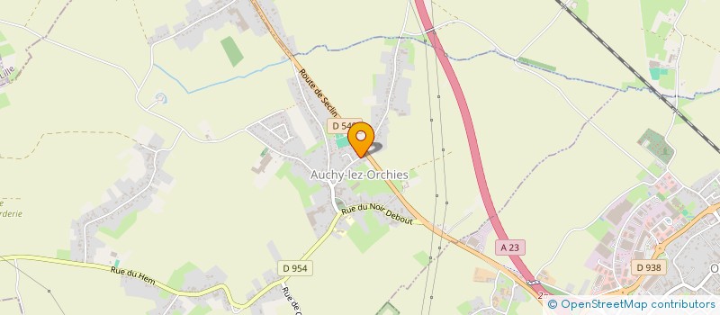 localisation de l'entreprise RENOVATION CONSTRUCTION HABITATION  AUCHY-LEZ-ORCHIES