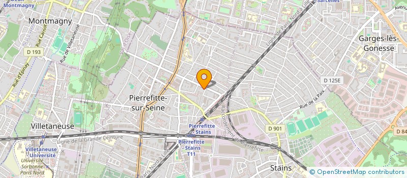 localisation de l'entreprise RENOVATION CONSTRUCTION INNOVATION  PIERREFITTE-SUR-SEINE