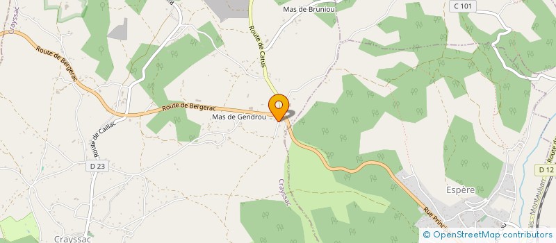 localisation de l'entreprise RENOVATION CONSTRUCTION OCCITANE  CRAYSSAC