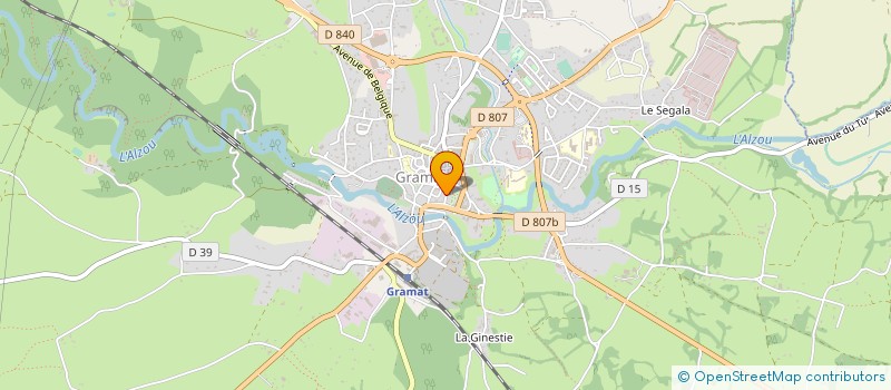 localisation de l'entreprise RENOVATION CORREZIENNE  ALVIGNAC