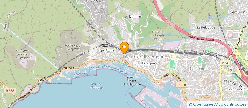 localisation de l'entreprise RENOVATION CREATION TRANSFORMATION ELECTRIQUE  MARSEILLE