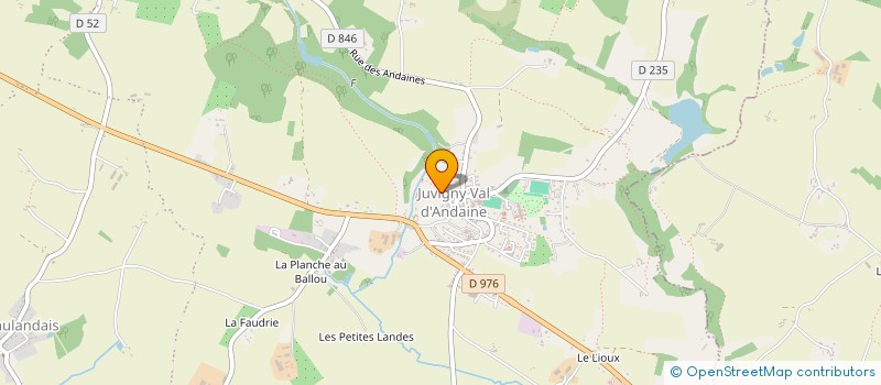 localisation de l'entreprise RENOVATION D'ANDAINE à JUVIGNY VAL D'ANDAINE