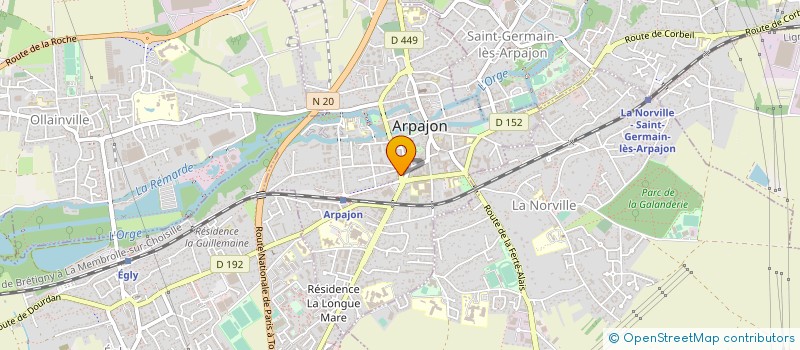 localisation de l'entreprise RENOVATION DE BATIMENT ESSONNE à ARPAJON