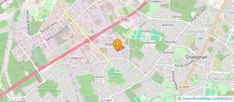 localisation de l'entreprise RENOVATION DE FRANCE  MERIGNAC