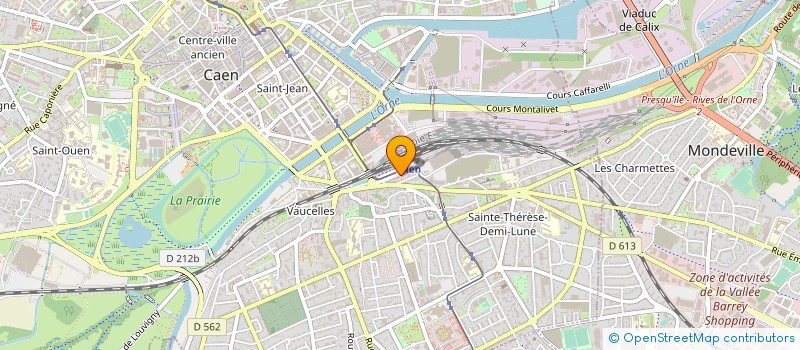 localisation de l'entreprise RENOVATION DE L'HABITAT à CAEN