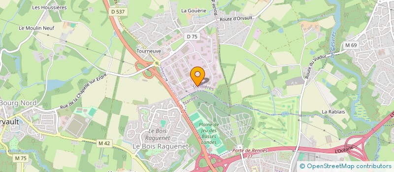 localisation de l'entreprise RENOVATION DE L'HABITAT FRANCAIS  TREILLIERES