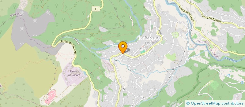 localisation de l'entreprise RENOVATION DE LA COTE à LE BAR-SUR-LOUP