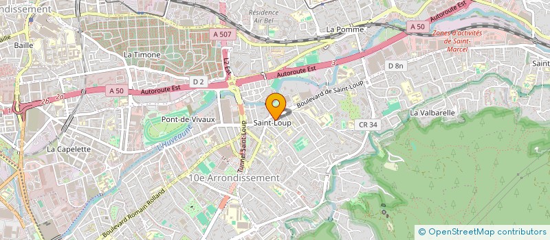 localisation de l'entreprise RENOVATION DE LA MEDITERRANEE à MARSEILLE
