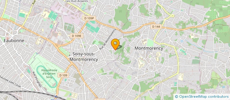 localisation de l'entreprise RENOVATION DECOR & PEINTURE à SOISY-SOUS-MONTMORENCY