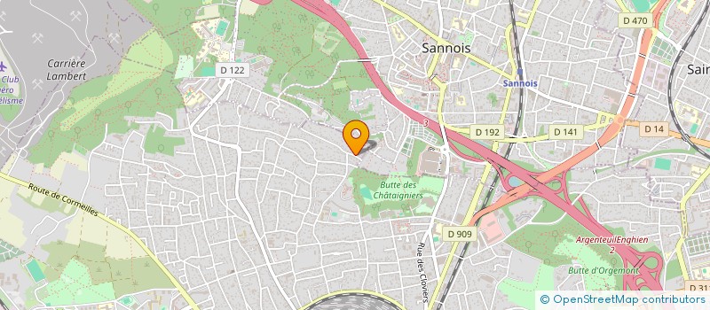 localisation de l'entreprise RENOVATION DECORATION AGENCEMENTS  ARGENTEUIL