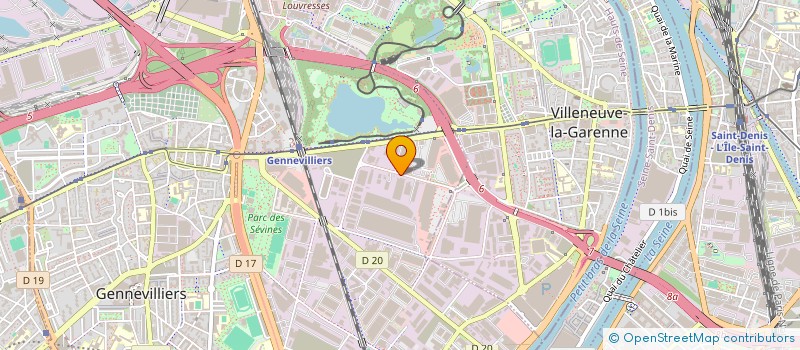 localisation de l'entreprise RENOVATION DEPOT  GENNEVILLIERS