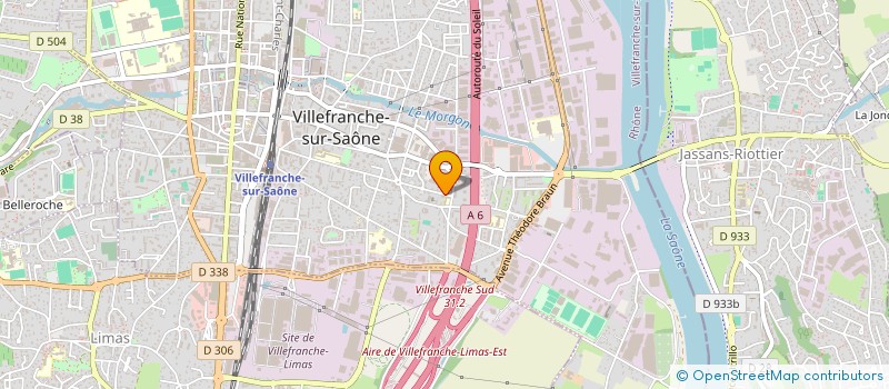localisation de l'entreprise RENOVATION DES BATIMENTS à VILLEFRANCHE-SUR-SAONE