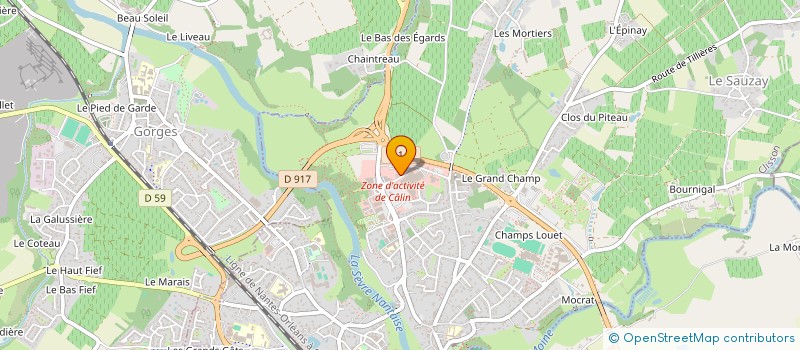 localisation de l'entreprise RENOVATION DES BIENS  CLISSON