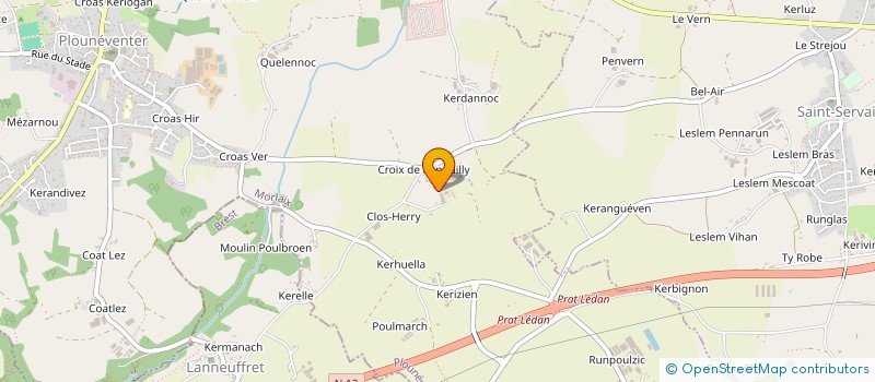 localisation de l'entreprise RENOVATION DU HAUT LEON  BODILIS