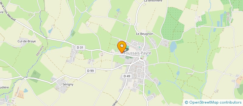 localisation de l'entreprise RENOVATION EN CONFIANCE à FOUSSAIS-PAYRE