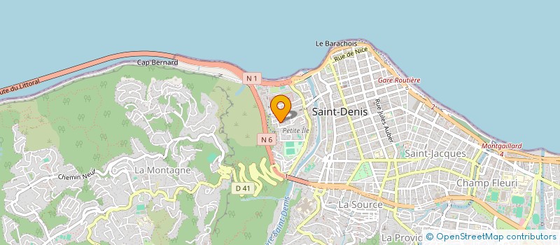 localisation de l'entreprise RENOVATION ENTRETIEN BATIMENT à SAINT-DENIS