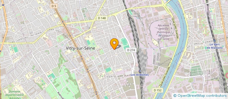 localisation de l'entreprise RENOVATION ENTRETIEN BATIMENT à VITRY-SUR-SEINE