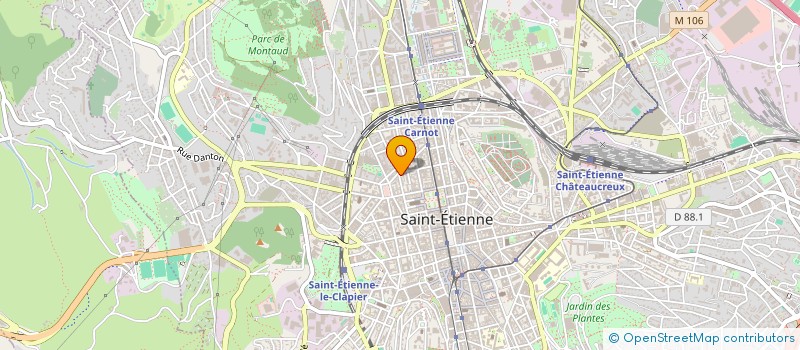localisation de l'entreprise RENOVATION ENTRETIEN BATIMENT HABITAT à SAINT-ETIENNE
