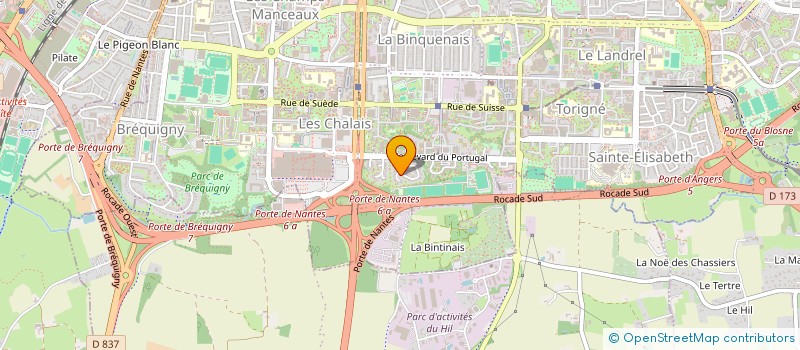 localisation de l'entreprise RENOVATION ENTRETIEN ET SERVICES  RENNES