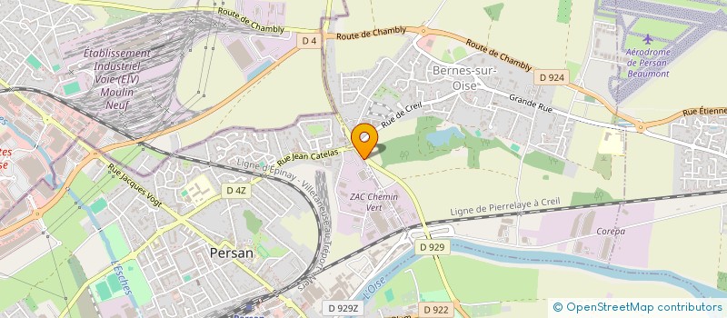 localisation de l'entreprise RENOVATION ET AMENAGEMENT DE L HABITAT à BERNES-SUR-OISE