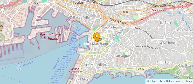 localisation de l'entreprise RENOVATION ET L'ETANCHEITE  TOULON