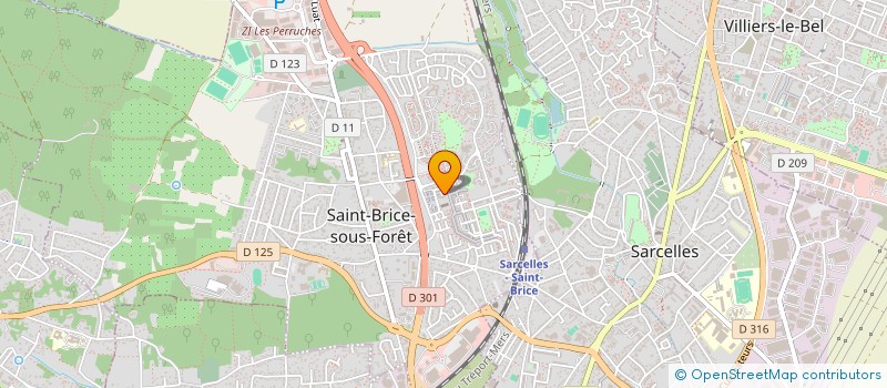 localisation de l'entreprise RENOVATION ET PATRIMOINE  SAINT-BRICE-SOUS-FORET