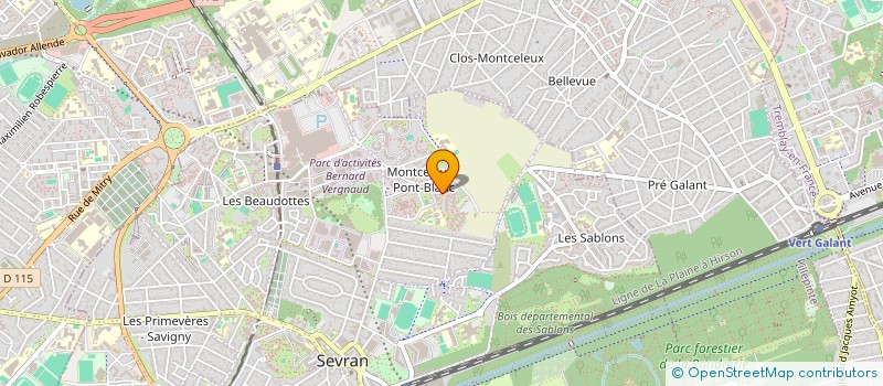 localisation de l'entreprise RENOVATION ET PEINTURE DE BATIMENT à SEVRAN
