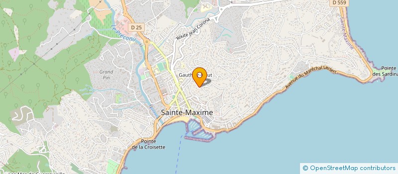 localisation de l'entreprise RENOVATION FONCIERE MIGANI à SAINTE-MAXIME