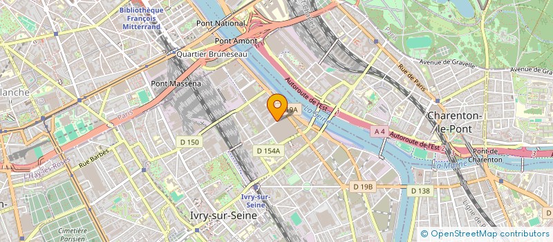 localisation de l'entreprise RENOVATION FRANCAISE ENERGETIQUE à IVRY-SUR-SEINE