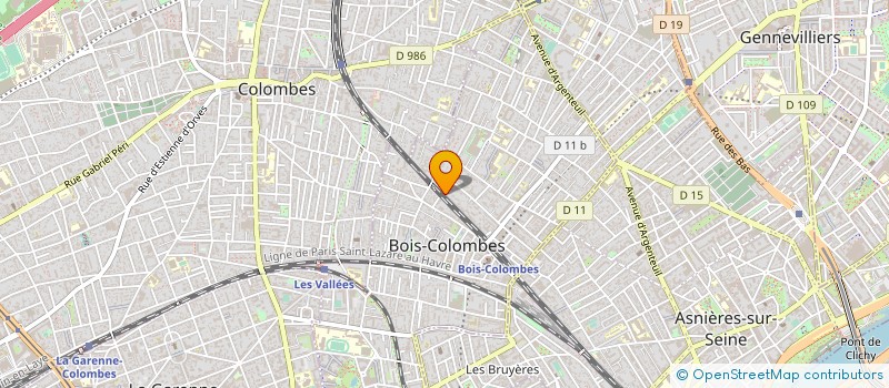 localisation de l'entreprise RENOVATION GAVRILAS à BOIS-COLOMBES