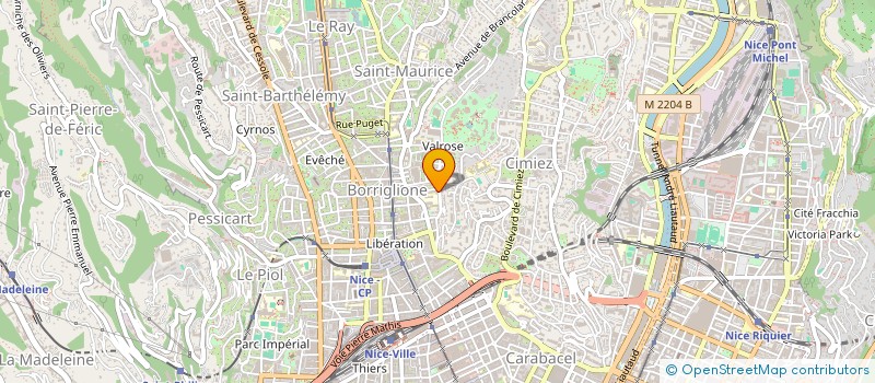 localisation de l'entreprise RENOVATION HABITAT à NICE