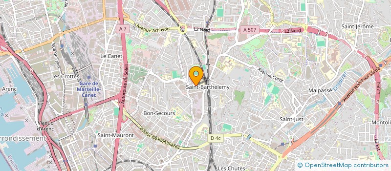 localisation de l'entreprise RENOVATION HABITAT à MARSEILLE