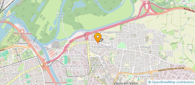 localisation de l'entreprise RENOVATION HABITAT PEINTURE SOL  VAULX EN VELIN