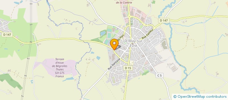 localisation de l'entreprise RENOVATION IMMOBILIER RAMBEAULT à LE MAY-SUR-EVRE