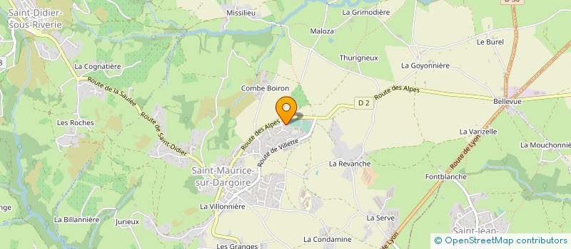 localisation de l'entreprise RENOVATION INNOVATION ENERGETIQUE  CHABANIERE