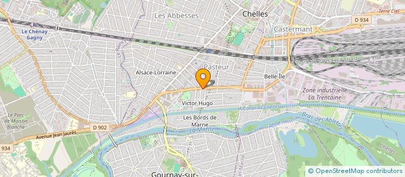 localisation de l'entreprise RENOVATION INTERIEUR 76  CHELLES