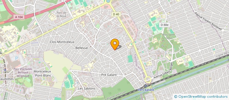 localisation de l'entreprise RENOVATION INTERIEURE EXTERIEURE à VILLEPINTE
