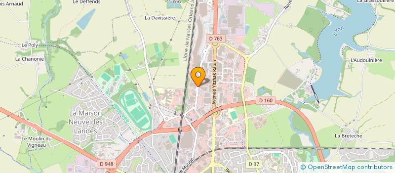 localisation de l'entreprise RENOVATION ISOLATION CONFORT  LA ROCHE-SUR-YON